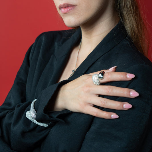 Anillo gota centella