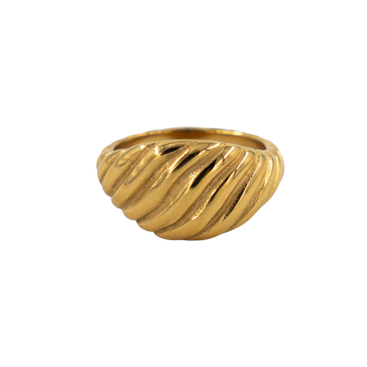 Anillo Chunky Diagonal