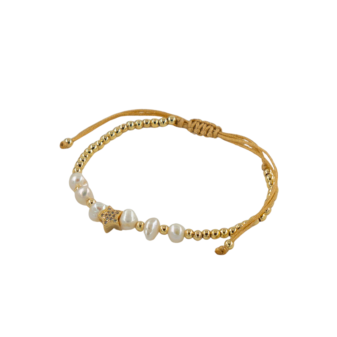 Pulsera Estrella y Perla