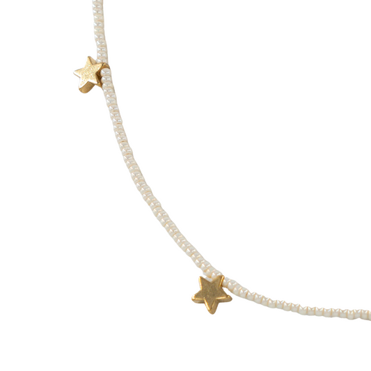 Choker Chaquiras Estrellado