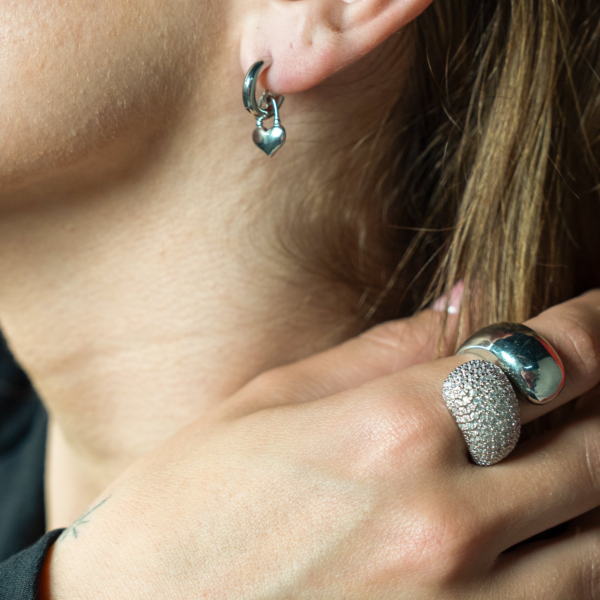 Anillo gota centella